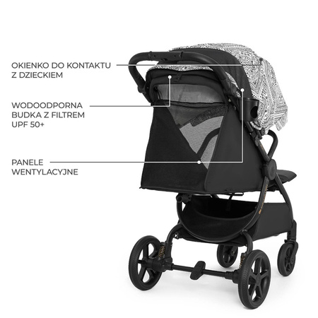 Kinderkraft Mitzy Bizuu Lunar Black wózek spacerowy