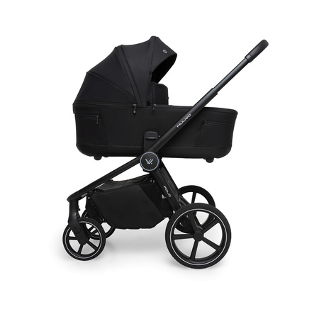 Muuvo Fold Classic Black wózek 2w1 (głęboko-spacerowy)