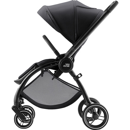 Britax Romer Rio Style Carbon Black zestaw 4w1 z fotelikiem Baby-Safe Pro i Bazą
