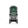 Cybex Mios Matt Black Leaf Green wózek głęboko-spacerowy 2w1 