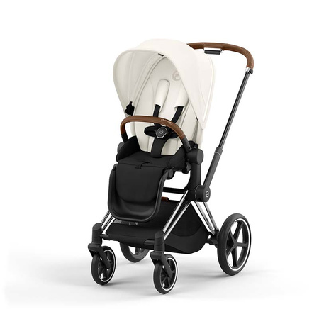 Cybex Priam 4.0 Chrome Brown OFF WHITE wózek spacerowy