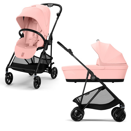 Cybex Melio 2025 Candy Pink zestaw 3w1 z fotelikiem Cybex Cloud G i-Size