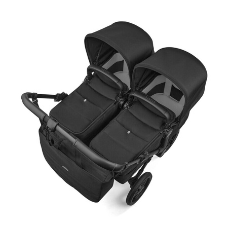 Bugaboo Donkey6 Twin Black/Heritage Black wózek 2w1 dla bliźniąt