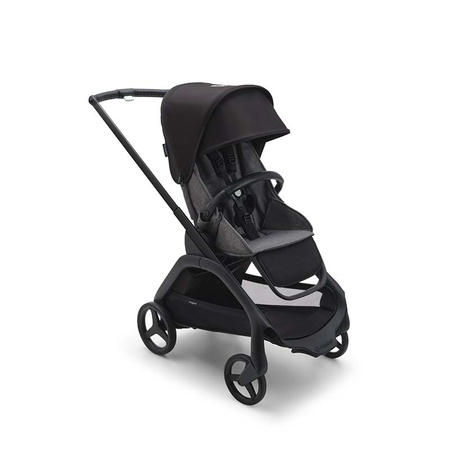 Bugaboo Dragonfly wózek spacerowy rama Black/Grey Melange-Midnight Black