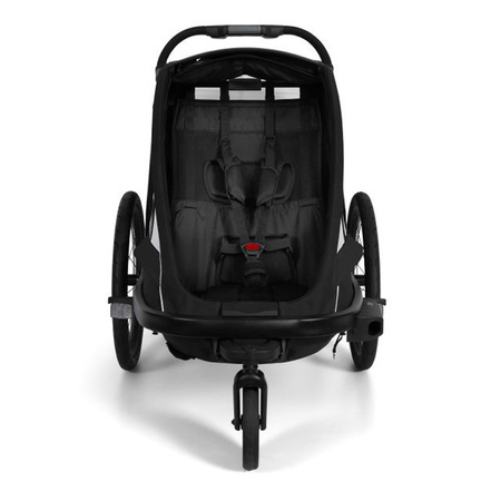 Hamax Breeze One Black przyczepka rowerowa z zestawem do biegania