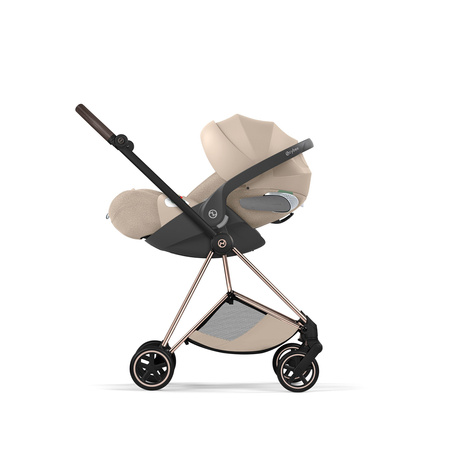 Cybex Mios 4.0 Style Rosegold Cozy Beige zestaw 3w1 z fotelikiem Cloud T i-Size