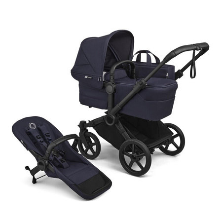 Bugaboo Donkey 6 Komplet Mono Black/Deep Indigo wózek 2w1 głęboko-spacerowy 
