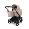 Bugaboo Donkey 6 Komplet Mono Black/Desert Taupe wózek 2w1 głęboko-spacerowy 