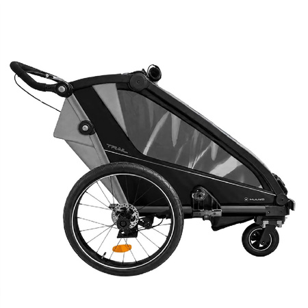 Muuvo Trail Grey Przyczepka 3w1 z wkładką dla noworodka