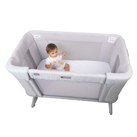 Chicco Next2Me Forever Ash Grey łóżeczko dostawne 3w1