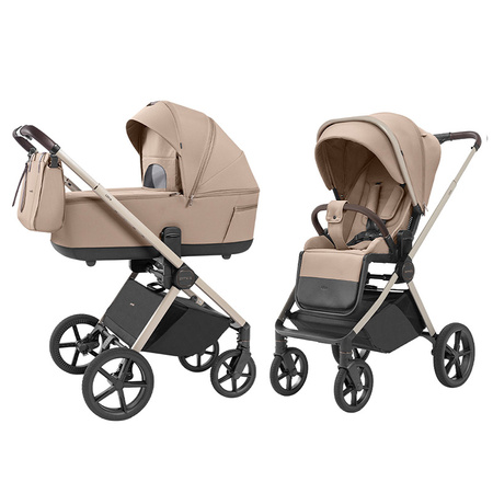 Carrello Ultra CRL-6527 Floral Beige wózek głęboko-spacerowy 2w1 