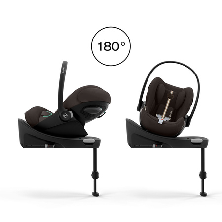Cybex Cloud G3 Chocolate Brown fotelik z bazą G3 zestaw 0-13 kg