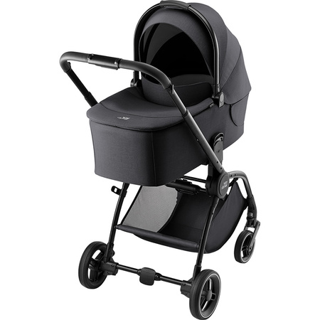 Britax Romer Rio Style Carbon Black zestaw 4w1 z fotelikiem Baby-Safe Pro i Bazą