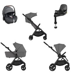Anex iQ Basic Lune zestaw 5w1 z fotelikiem Maxi Cosi Pebble 360 Pro2 i bazą FamilyFix 360 Pro