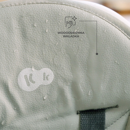 Kinderkraft Dinnly krzesełko do karmienia Szare