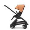 Bugaboo Dragonfly wózek spacerowy rama Black/Midnight Black-Island Coral