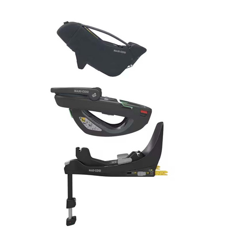 Maxi Cosi Coral 360 Essential Graphite Fotelik z bazą FamilyFIx 360 zestaw 40-75 cm
