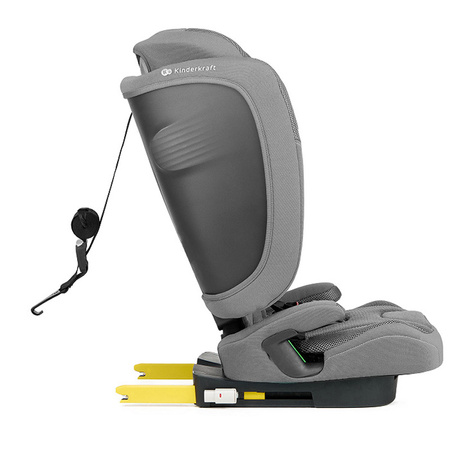 Kinderkraft FIX2GO Szary fotelik samochodowy 76-150 cm (9-36 kg)