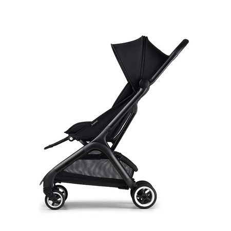 Bugaboo Butterfly Midnight Black zestaw z pałąkiem i torbą transportową