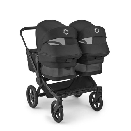 Bugaboo Donkey6 Twin Black/Heritage Black wózek 2w1 dla bliźniąt