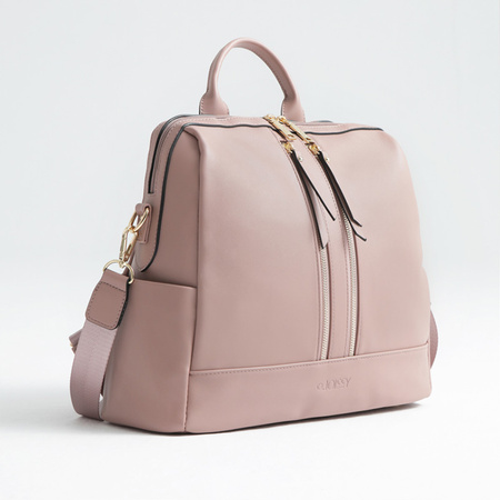 Joissy Plecak i Torba dla Mamy 2w1 Mini Dusty Pink
