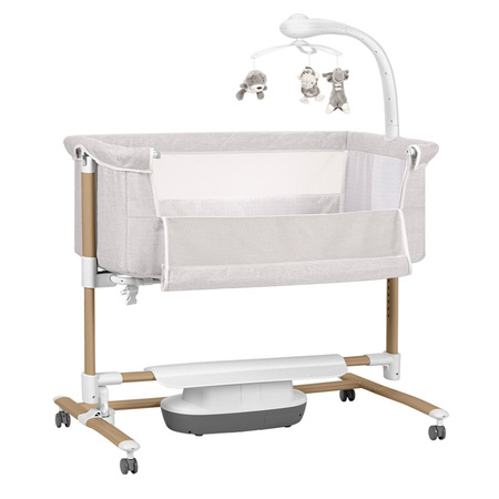 Carrello Łóżeczko dostawne Bloom Silk Beige