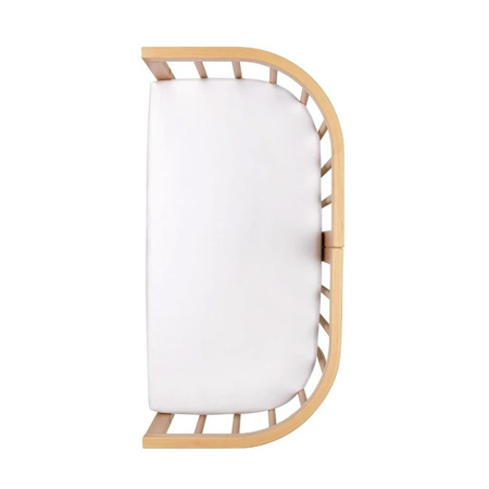 Waldin Prześcieradło do dostawki Łóżeczka 7w1 Białe