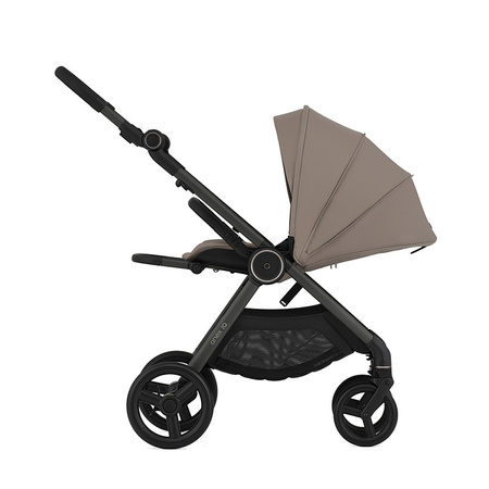 Anex iQ Basic Linen zestaw 5w1 z fotelikiem Maxi Cosi Pebble 360 Pro2 i bazą FamilyFix 360 Pro