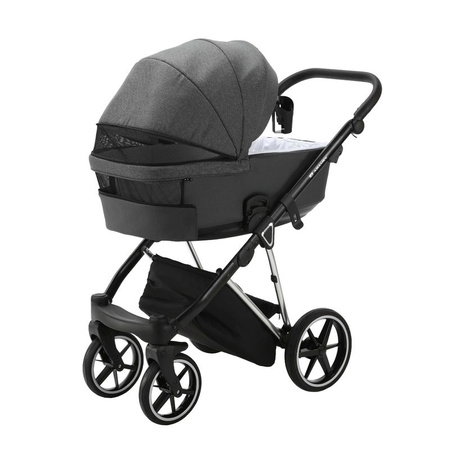 Adamex Belissa Special Edition Grafit wózek 2w1 głęboko-spacerowy