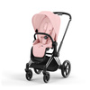 Cybex Priam 4.0 Chrome Black Peach Pink wózek 2w1 głęboko-spacerowy