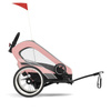 Cybex Zeno Bike Silver Pink wielofunkcyjna przyczepka rowerowa