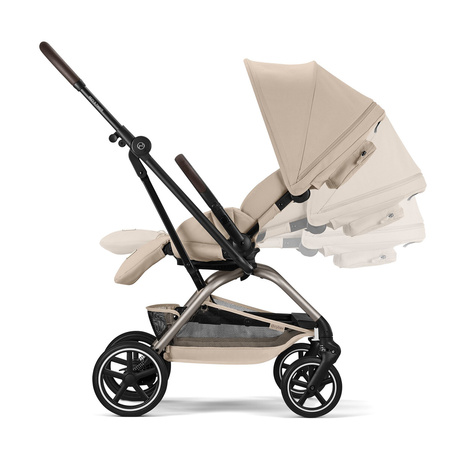 Cybex Eezy S Twist+2 TPE Almond Beige wózek spacerowy