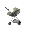 Cybex Mios 4.0 Style Chrome Brown Sage Green zestaw 3w1 z fotelikiem Cloud T i-Size