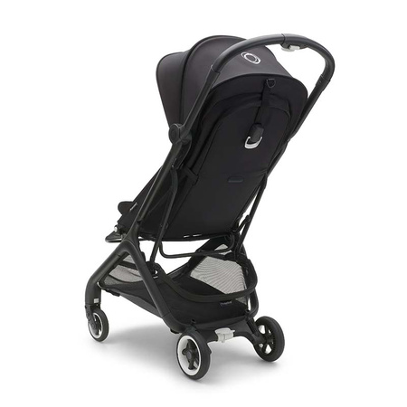 Bugaboo Butterfly Midnight Black zestaw z pałąkiem i torbą transportową