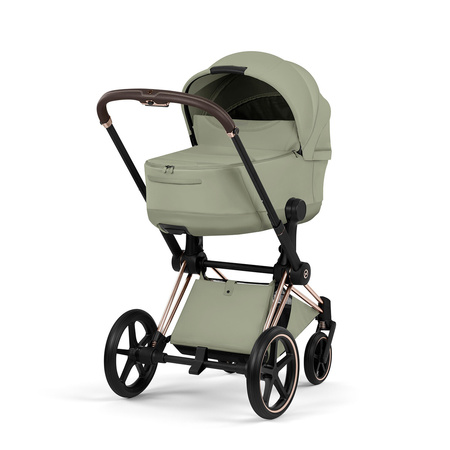 Cybex Priam 5.0 Rosegold Sage Green wózek 2w1 głęboko-spacerowy