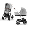 Cybex Talos S Lux Lava Grey zestaw 4w1 z fotelikiem Cybex Cloud G i-Size i bazą Base G