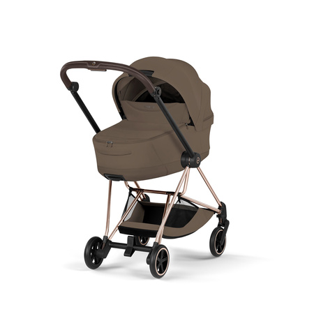 Cybex Mios 4.0 Style Rosegold Coconut Brown zestaw 3w1 z fotelikiem Cloud T i-Size