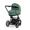 Cybex ePriam Matt Black Leaf Green wózek 2w1 głęboko-spacerowy