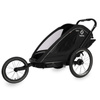 Hamax Breeze One Black przyczepka rowerowa z zestawem do biegania