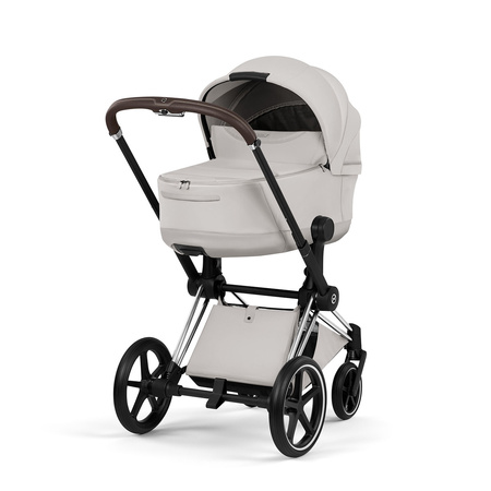 Cybex Priam 5.0 Chrome Brown City Grey wózek 2w1 głęboko-spacerowy