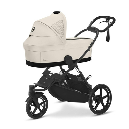 Cybex Avi Spin Seashell Beige zestaw 2w1 z Gondolą S i adapterami do gondoli