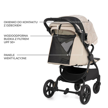 Kinderkraft Mitzy Bizuu Whisper Dune wózek spacerowy