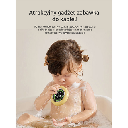 Ines&John składana wanienka kąpielowa z termometrem magnetycznym Olive