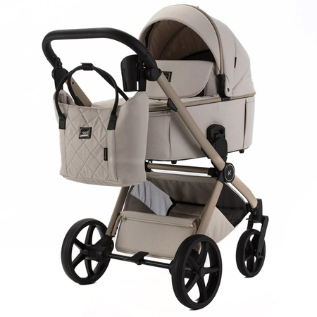 Adamex Alfa Natura Vanilla wózek 2w1 głęboko-spacerowy