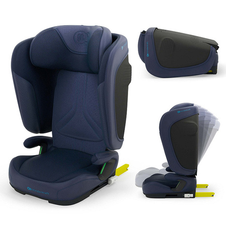 Kinderkraft Unity 2 Granatowy fotelik samochodowy 100-150 cm