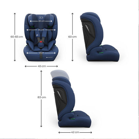 Kinderkraft Comfort Up 2 Plus Niebieski Fotelik samochodowy 76-150 cm