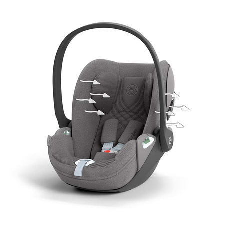 Cybex Cloud T i-Size Mirage Grey Plus fotelik samochodowy 0-13 kg