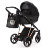 Adamex Belissa Special Edition Czarny wózek 2w1 głęboko-spacerowy