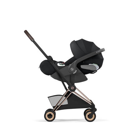 Cybex Coya 2 Style Rosegold Sepia Black zestaw 3w1 z fotelikiem Cloud T i-Size