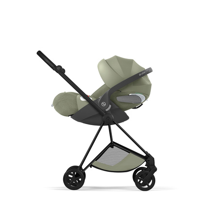 Cybex Mios 4.0 Style Matt Black Sage Green zestaw 3w1 z fotelikiem Cloud T i-Size